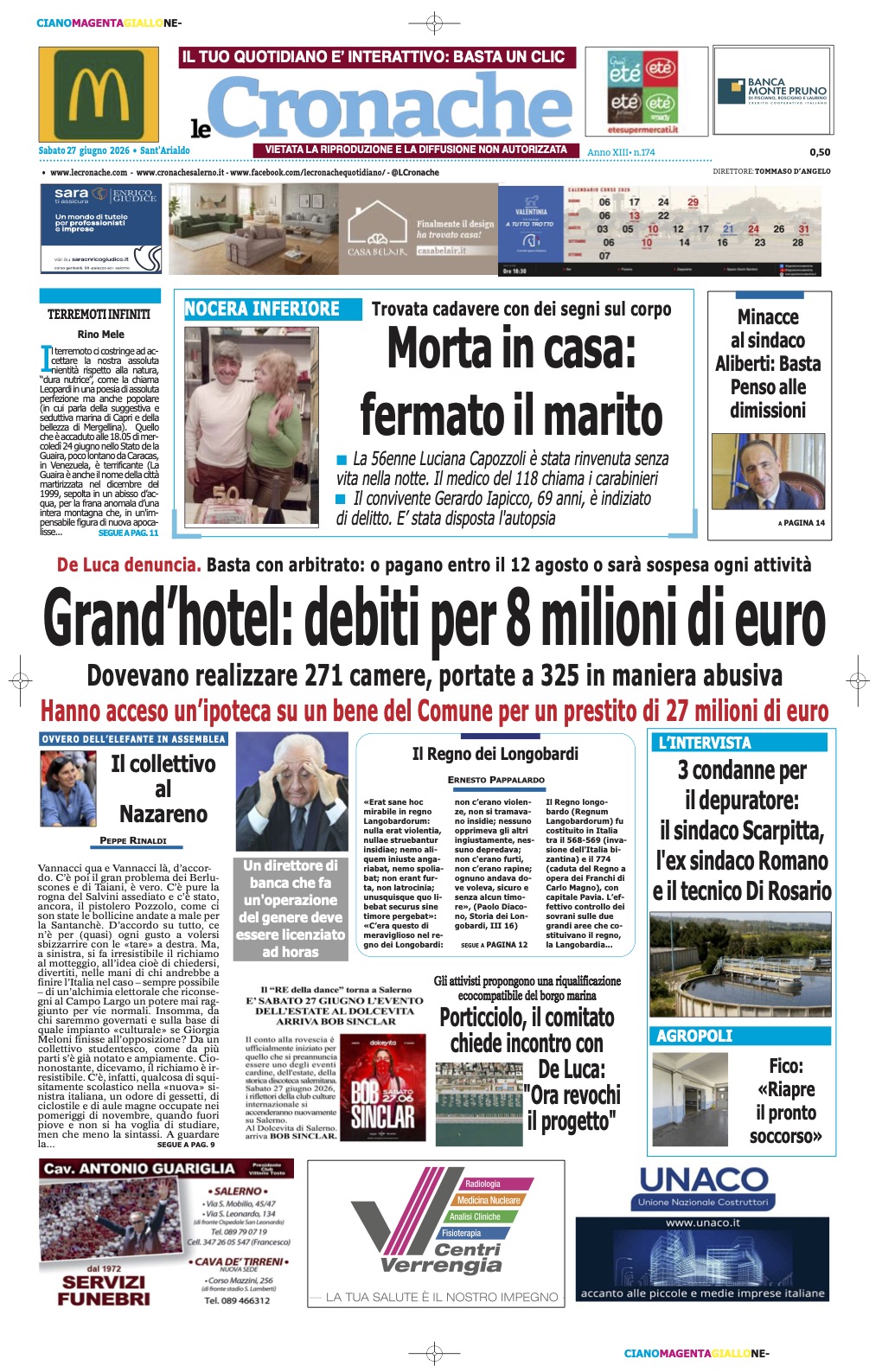 Edizione Digitale Le Cronache 27/06/2026