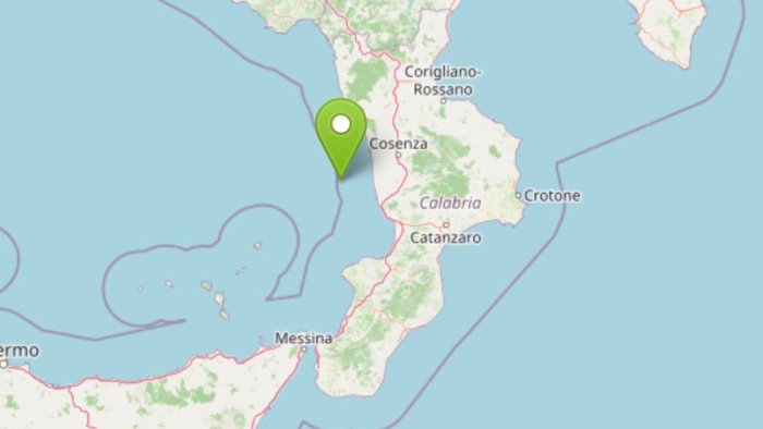 Terremoto in Calabria, forte scossa avvertita in Campania