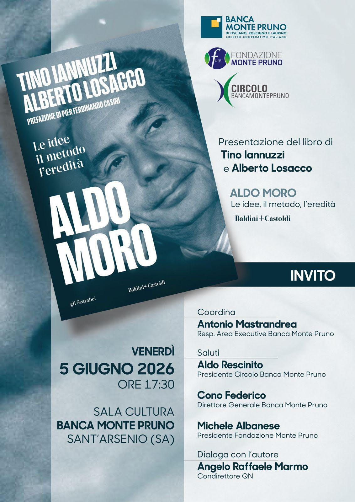 Monte Pruno promuove l’incontro dedicato ad Aldo Moro