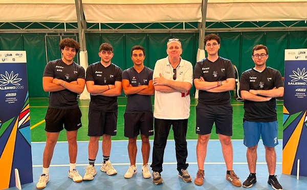 EUG Salerno 2026, il tennis tavolo apre i Giochi: