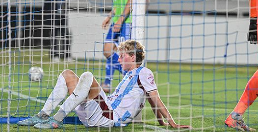 Tegola Salernitana, frattura al piede per De Boer: