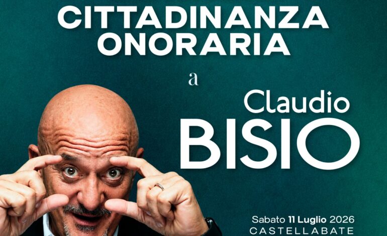 Cittadinanza onoraria a Claudio Bisio