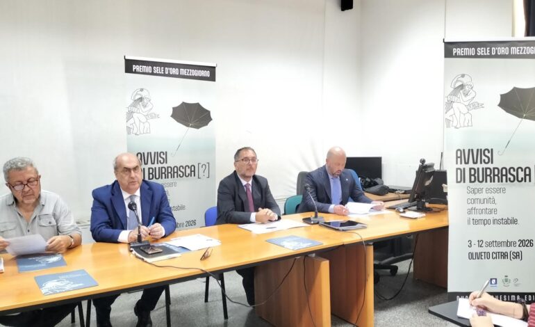 2° edizione del Premio Sele D’Oro dal 3 al 12 settembre a Oliveto Citra.