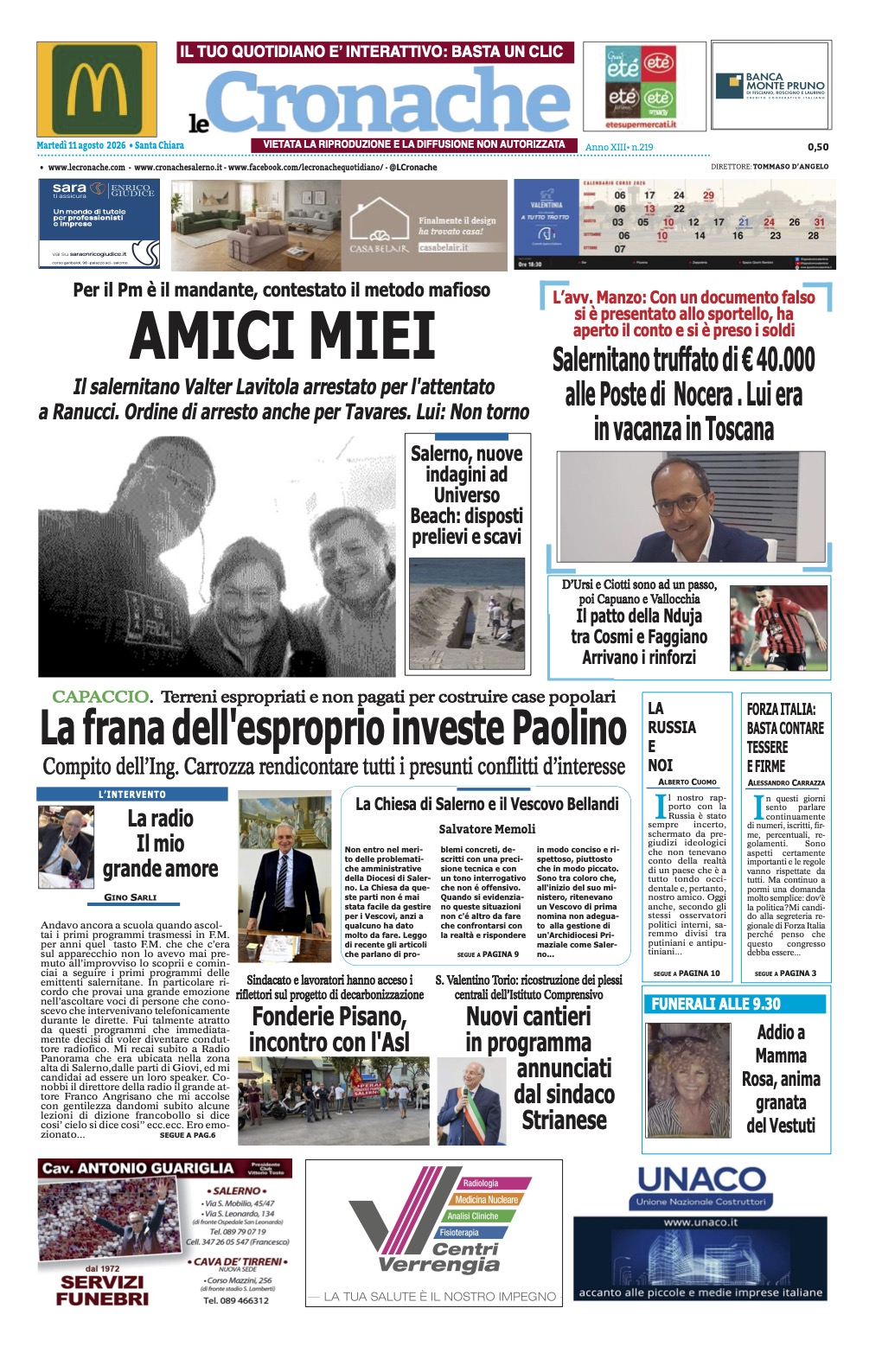 Edizione Digitale Le Cronache 11/08/2026