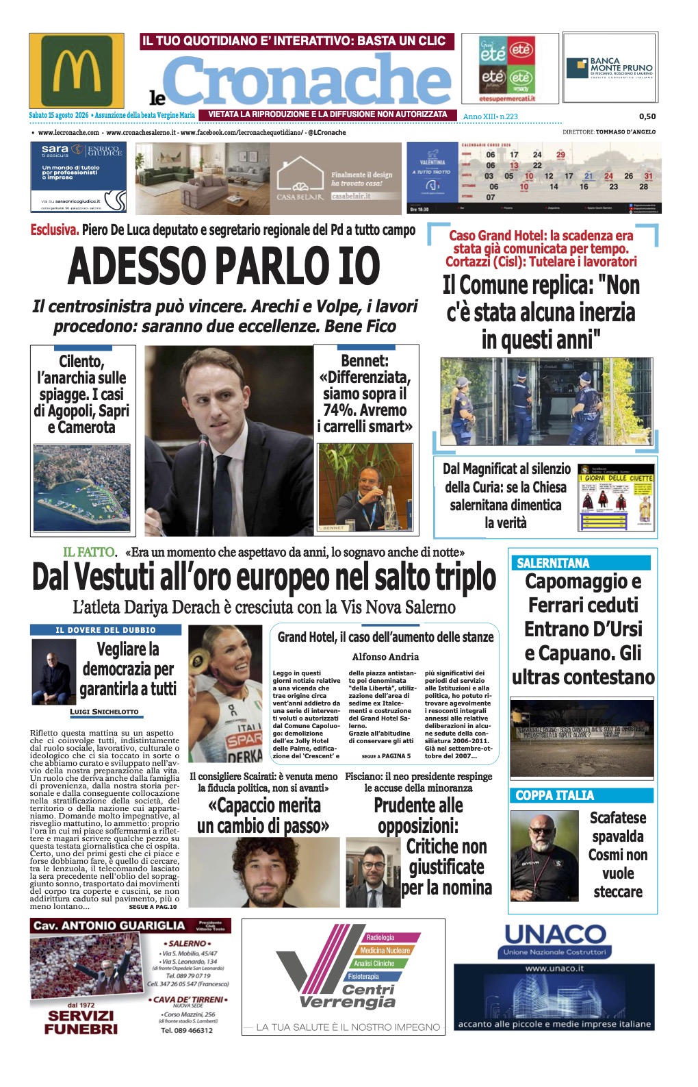 Edizione Digitale Le Cronache 15/08/2026