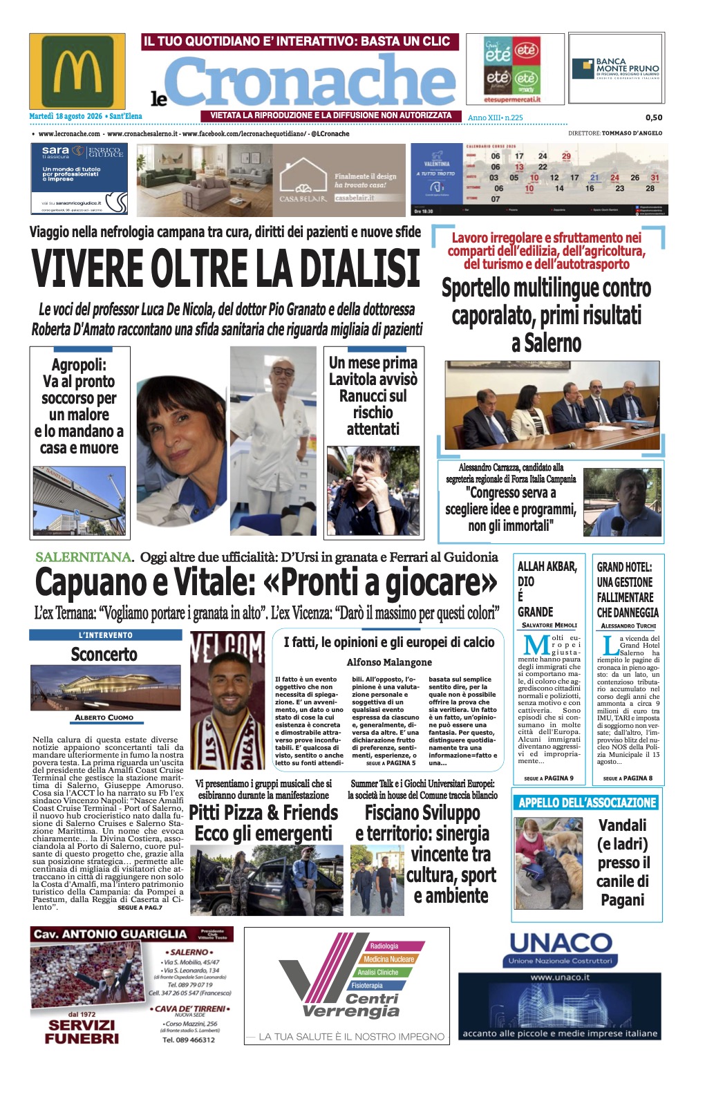 Edizione Digitale Le Cronache 18/08/2026