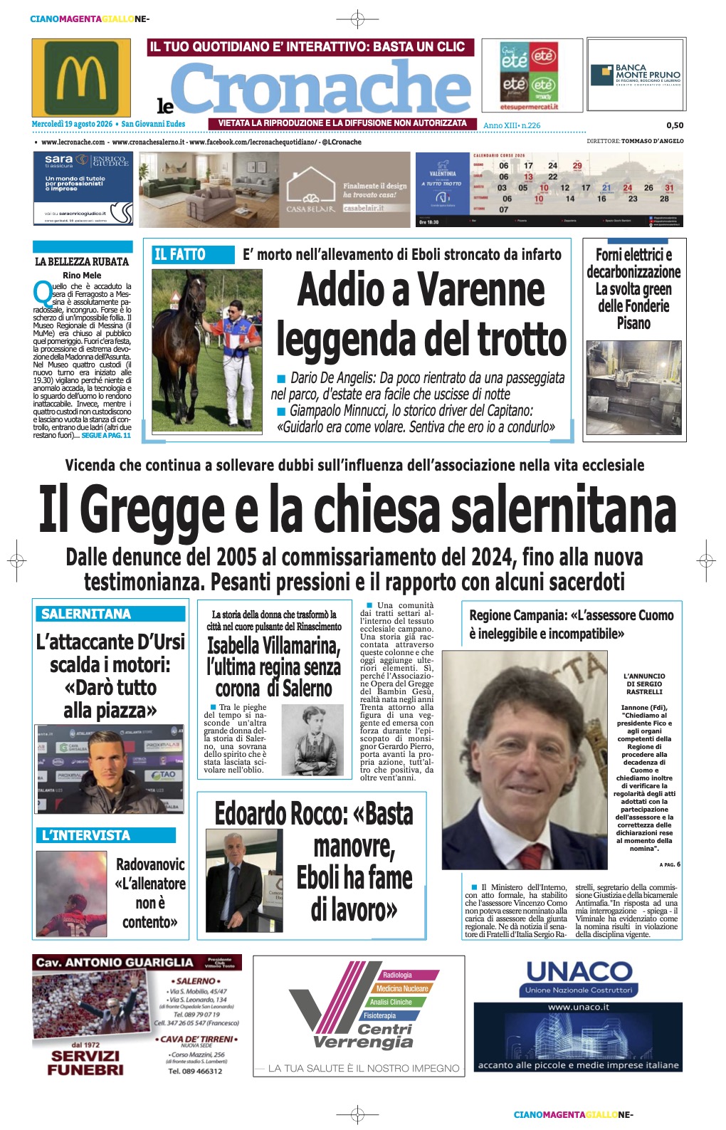 Edizione Digitale Le Cronache 19/08/2026