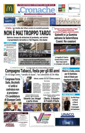 Edizione Digitale Le Cronache 30/08/2026