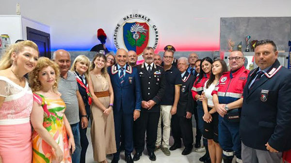 Nocera Inferiore, cerimonia di saluto per il comandante dei carabinieri Albanese