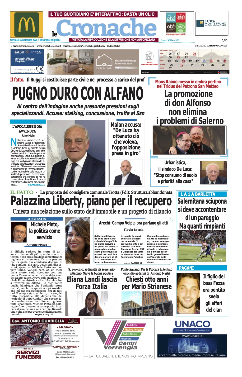 Edizione Digitale Le Cronache 16/09/2026