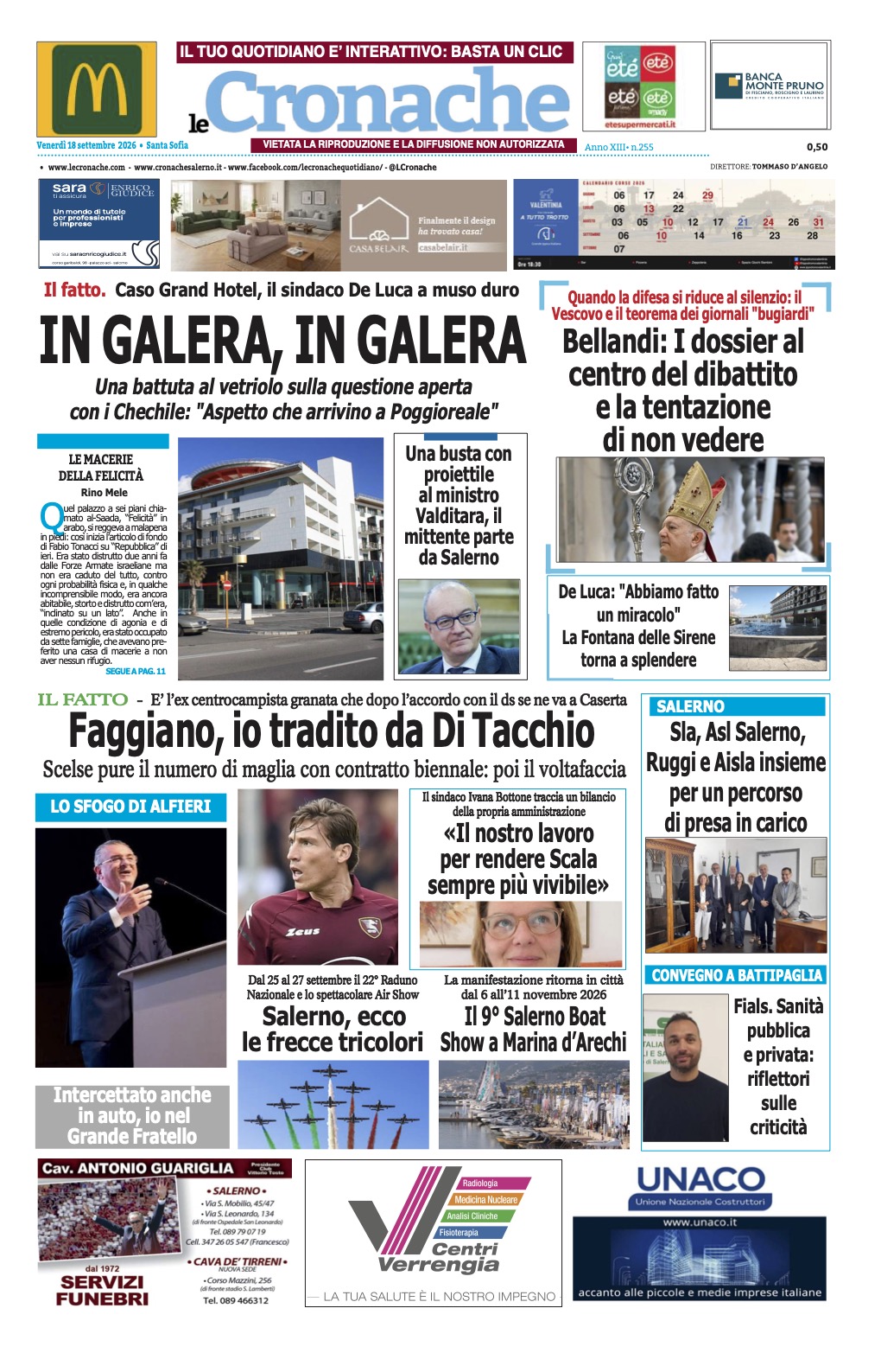 Edizione Digitale Le Cronache 18/09/2026
