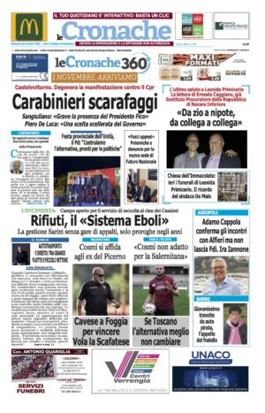 Edizione Digitale Le Cronache 25/10/2026