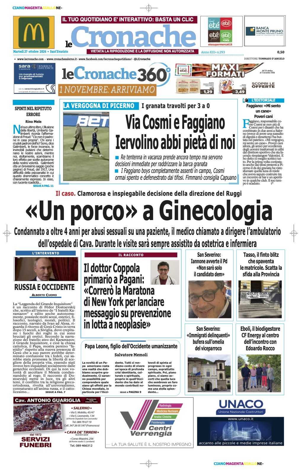 Edizione Digitale Le Cronache 27/10/2026