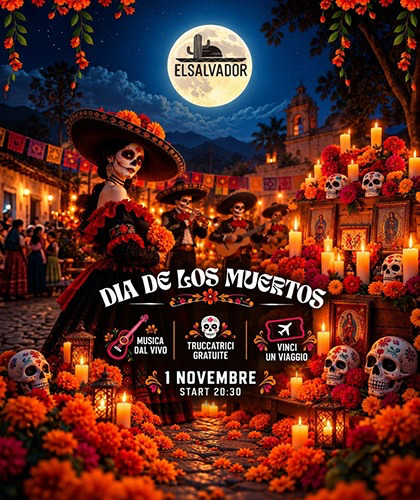 El Salvador Mexican-Texan Pub - Dia de los Muertos, 1 novembre