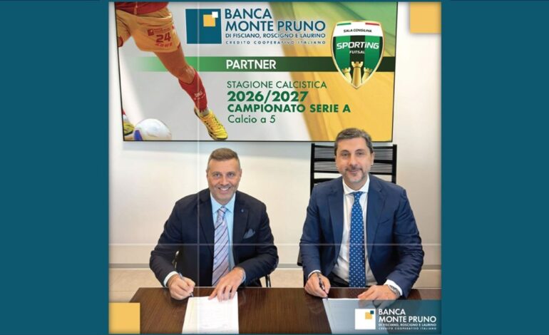 Banca Monte Pruno e Sporting Sala Consilina ancora insieme