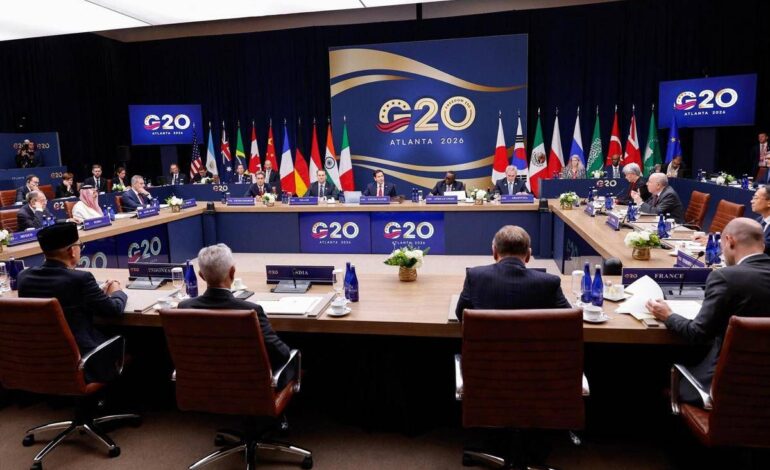 G20, Rubio accoglie i ministri degli Esteri ad Atlanta: “Momento cruciale”. Diplomatici europei rifiutano foto con Lavrov, scatto annullato