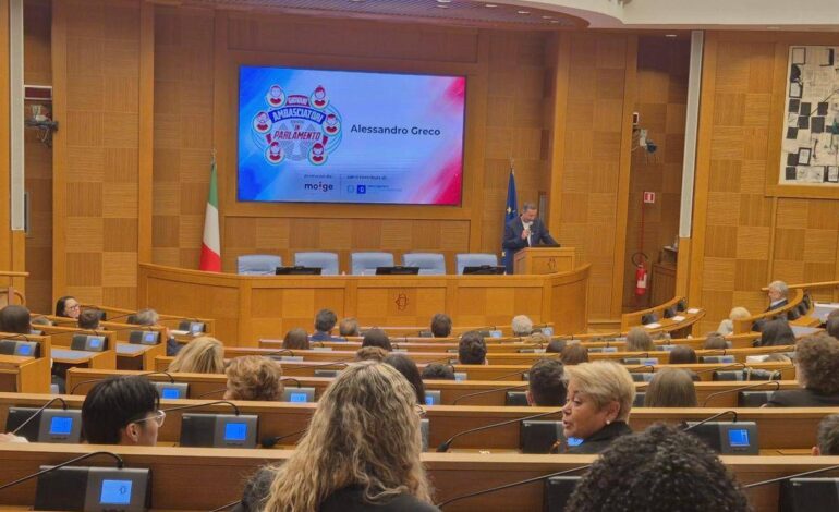 Giovani Ambasciatori Moige portano in Parlamento sfide per un digitale sicuro e responsabile